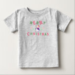 Snowman Merry Christmas  Baby T-Shirt<br><div class="desc">festive</div>