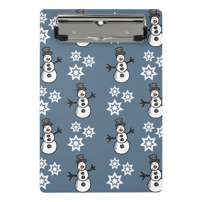 Snowman Mini Clipboard (Front)