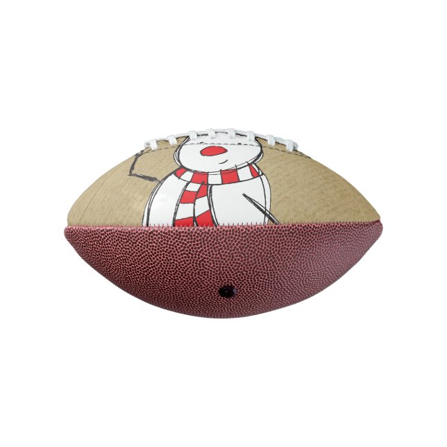 Snowman Mini Football (Rotated 270)