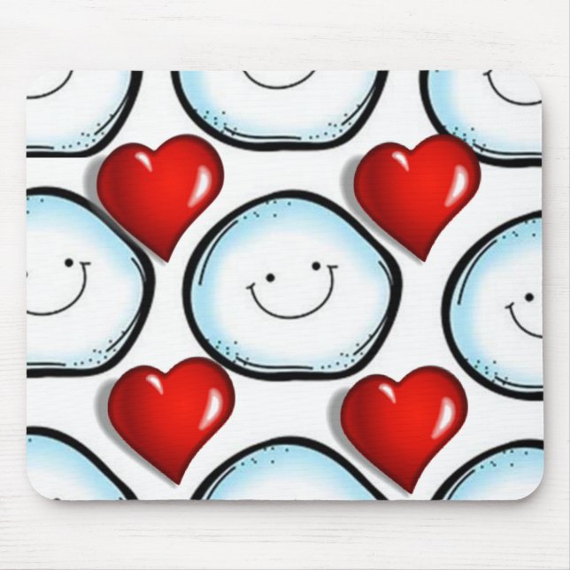 Snowman Mouse Pad (Front)