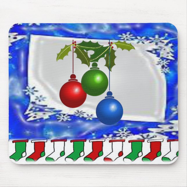 Snowman Mouse Pad (Front)