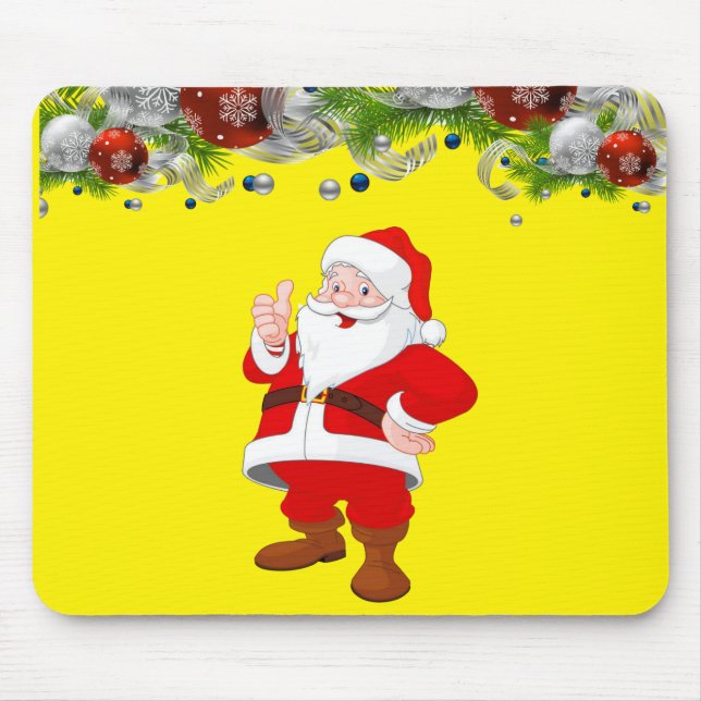 Snowman Mouse Pad (Front)