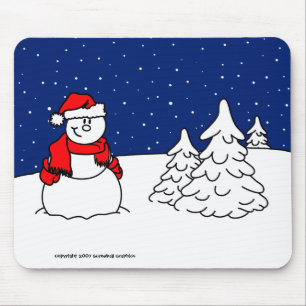 Snowman Mousepad