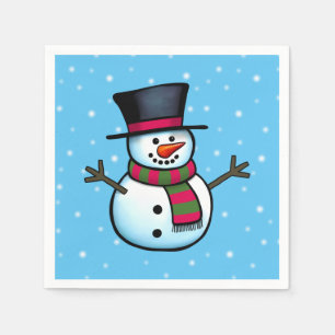 Snowman Napkin