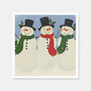 Snowman Napkin
