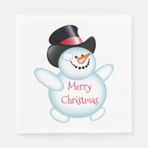 Snowman Napkin
