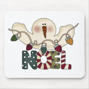 Snowman Noel Mouse Pad