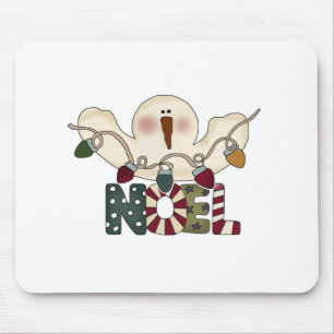 Snowman Noel T-shirts and Gifts Mouse Pad