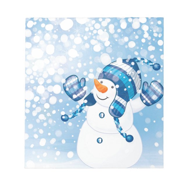 Snowman Notepad (Front)