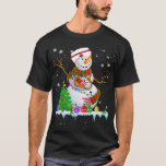 Snowman Nurse Christmas Lights Xmas Tree Snowman N T-Shirt<br><div class="desc">Snowman Nurse Christmas Lights Xmas Tree Snowman Nurse</div>