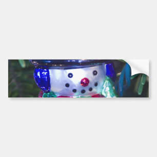 Snowman Ornament Bumper Sticker
