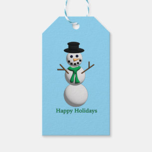 Snowman Party Gift Tags