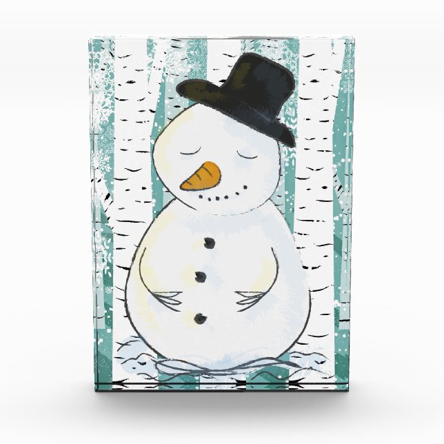 Snowman Photo Block (Front)