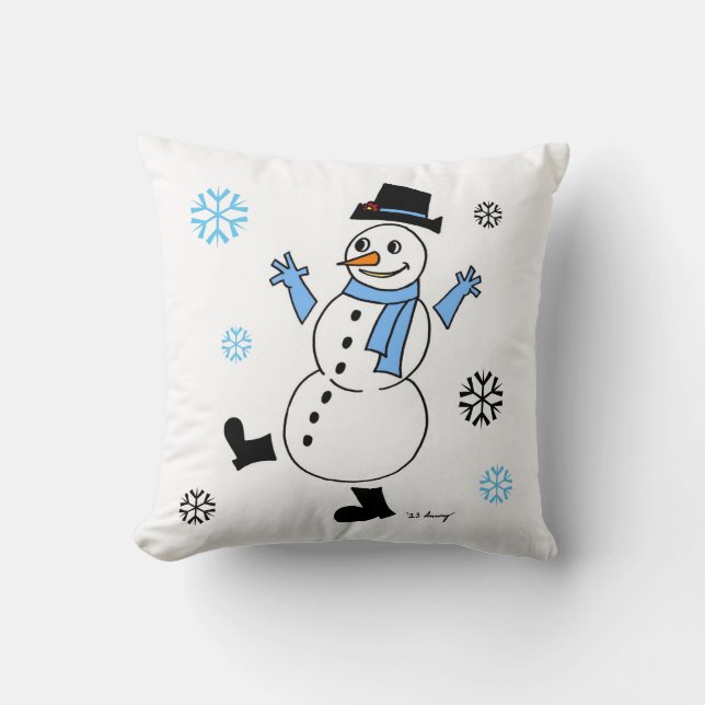 Snowman Pillow (Front)