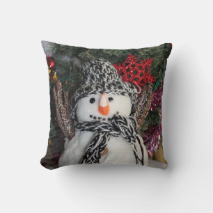 Snowman pillow Merry Christmas and Happy New Year