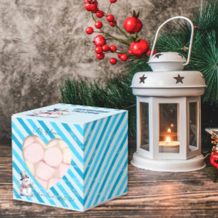 Snowman Pillows Christmas favour naughty elf Box