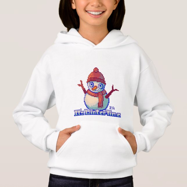 Snowman Pixel Art (Front)