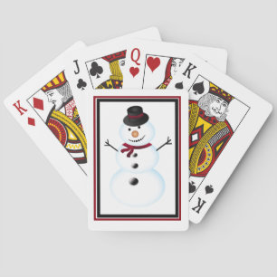 Snowman Playing Cards