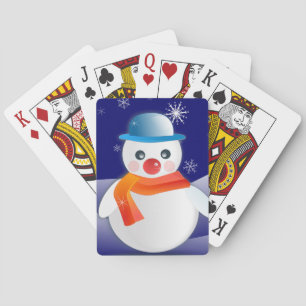 Snowman Playing Cards