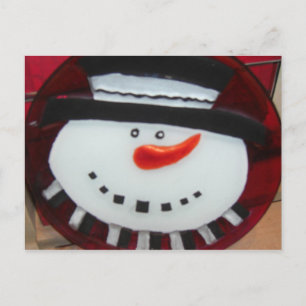 SNOWMAN post card