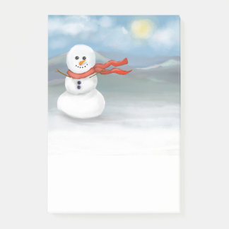 Snowman Post-it Notes