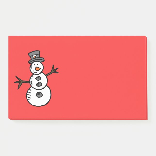 Snowman Post-it Notes (Front)