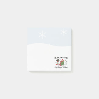 Snowman Post It Notes | I'm Fine