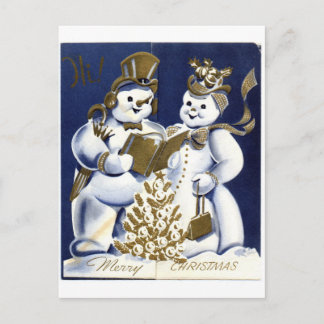 Snowman Postcard