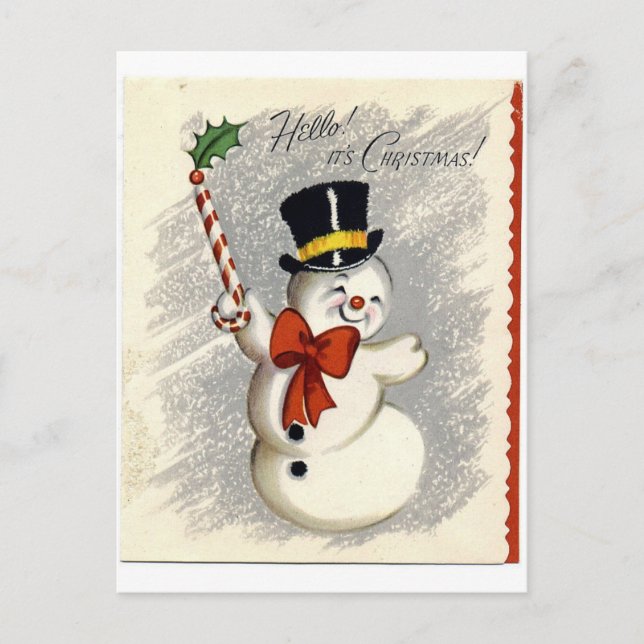 Snowman Postcard (Front)