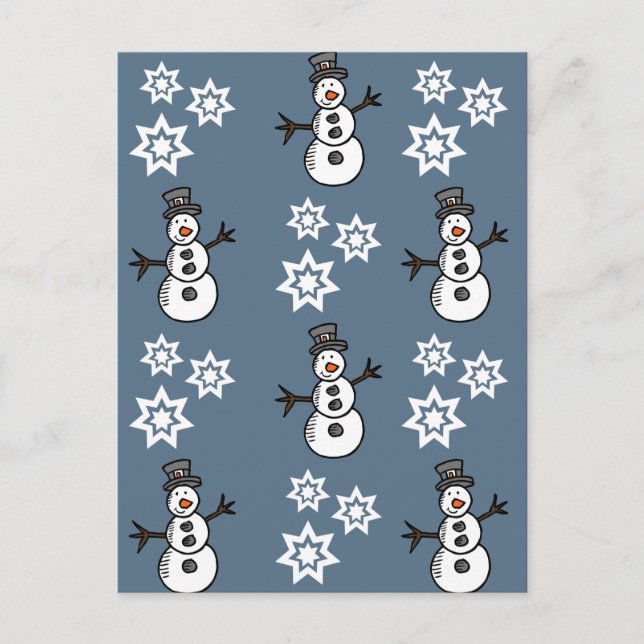 Snowman Postcard (Front)