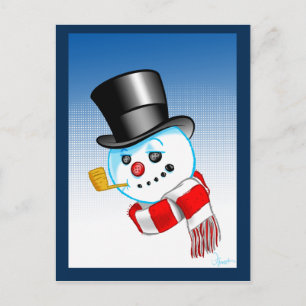 Snowman Postcard