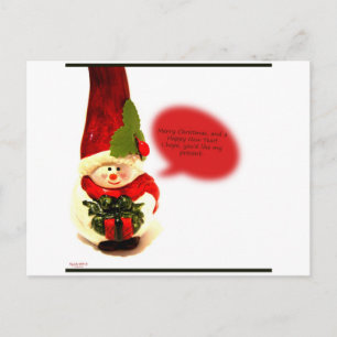 Snowman Postcard