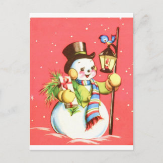 Snowman Postcard