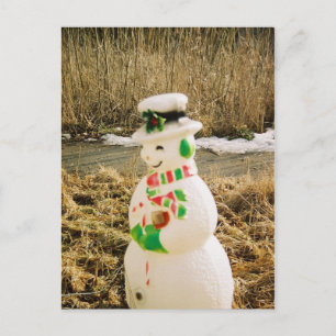Snowman Postcard