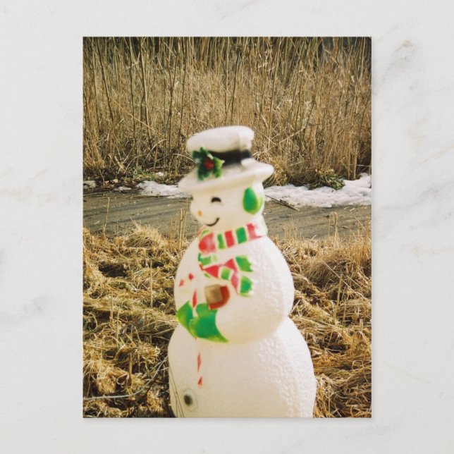 Snowman Postcard (Front)