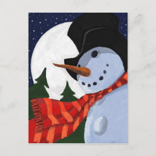 SNOWMAN POSTCARD