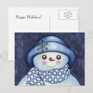 Snowman Postcard
