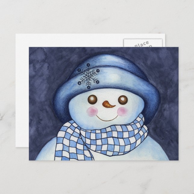 Snowman Postcard (Front/Back)