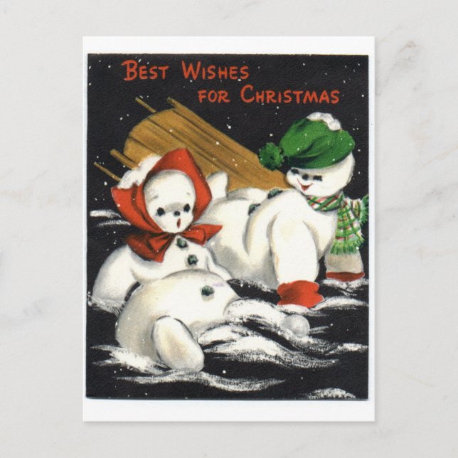 Snowman Postcard (Front)