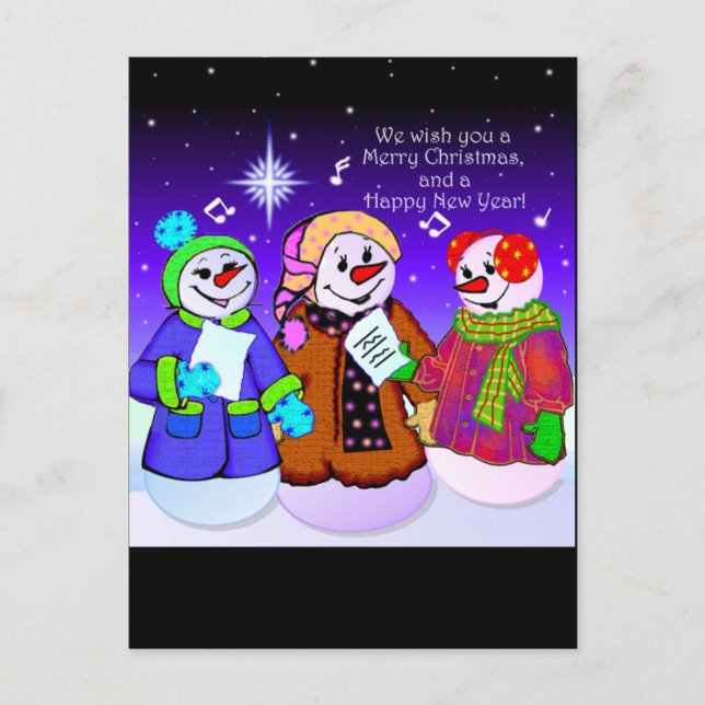 Snowman Postcards (Front)