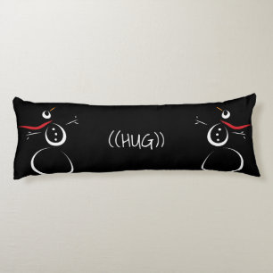 SNOWMAN PRESENTS Cute Text Hug Body Cushion