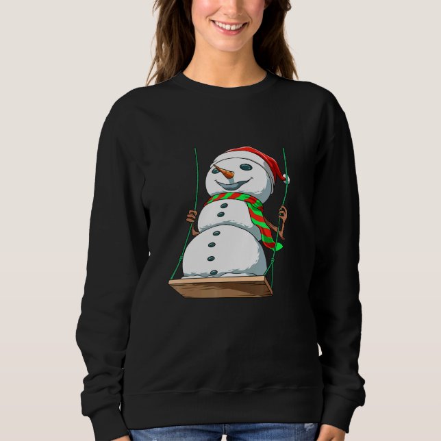 Snowman Rocking Sweatshirt (Front)