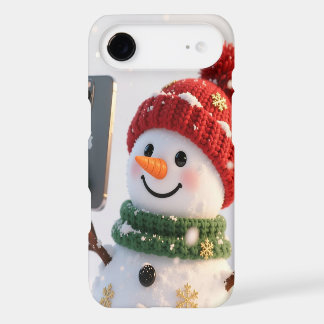 Snowman Selfie iPhone 17 Air Case