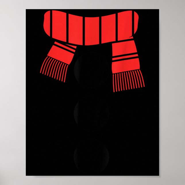 Snowman Shirt Adult Kids Men Women White Snowman C Poster (Front)