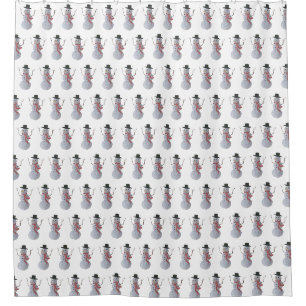 Snowman Shower Curtain