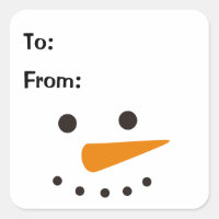 Snowman Simple Christmas Gift