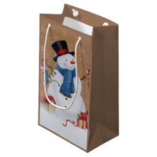 Snowman Small Gift Bag