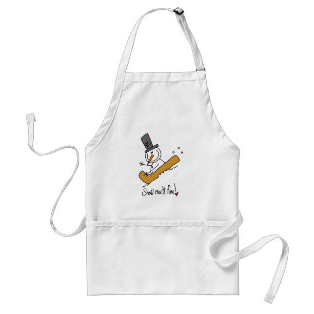Snowman Snow Much Fun Standard Apron (Front)