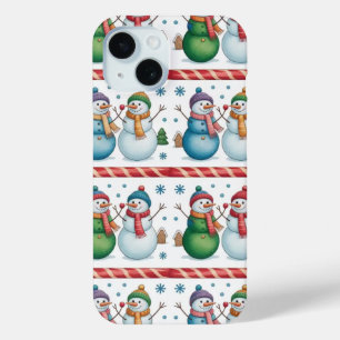 Snowman Snowflake Christmas iPhone / iPad case