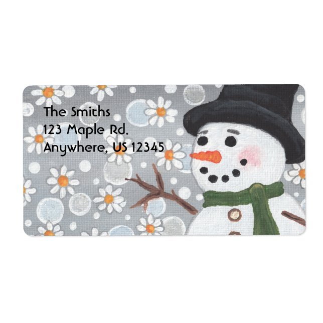 Snowman Snowstorm, The Smiths123 Maple Rd.Anywh... (Front)